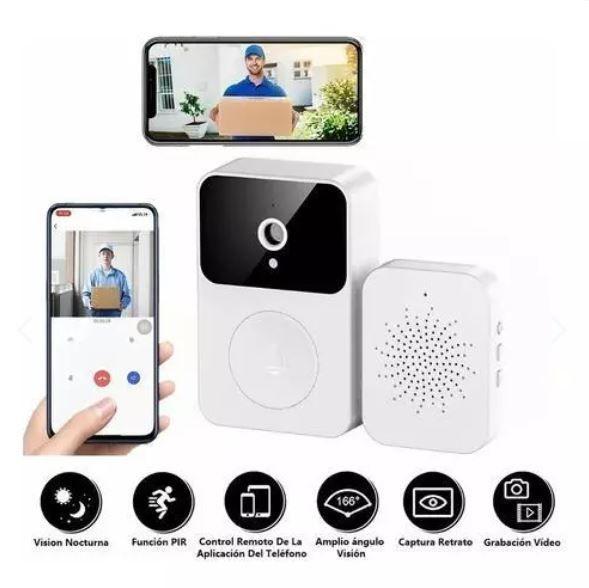 Timbre Cámara Wifi De Seguridad Con Video con App  Top ventas-3