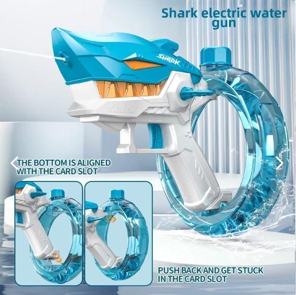 Pistola De Agua Shark Juguete Nueva-2