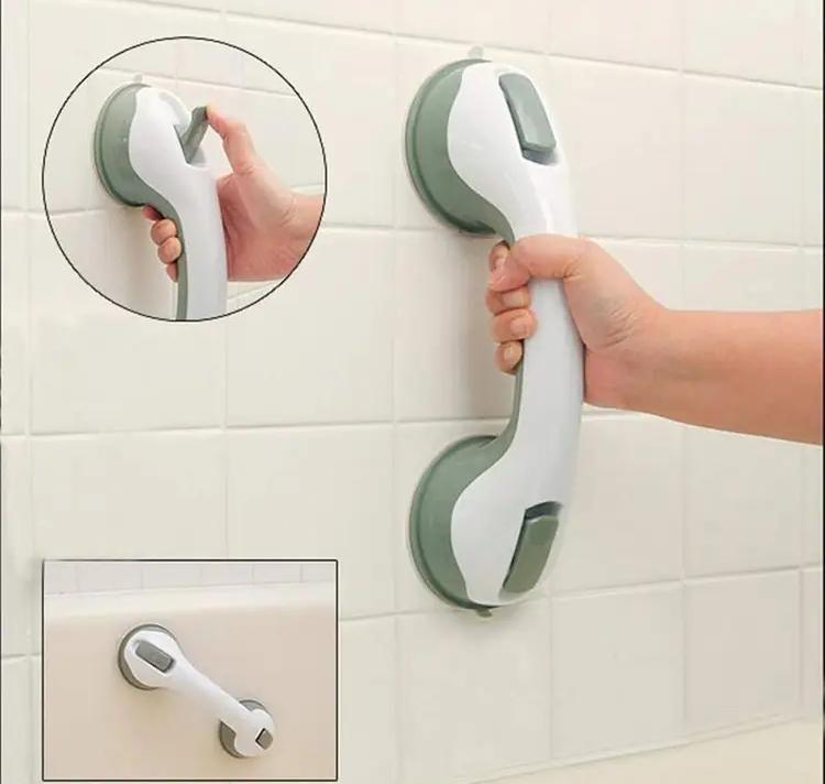 Manilla de apoyo para baño con fijación a presión ABS 28 × 9 × 7 cm-3