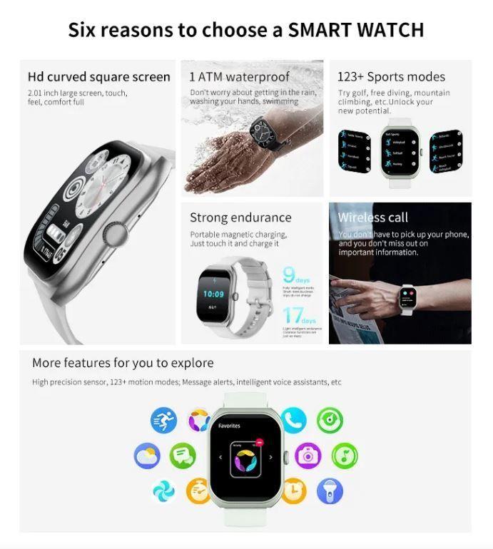 Reloj inteligente smartwatch Bluetooh Black y Pink Top Ventas Nuevo-1