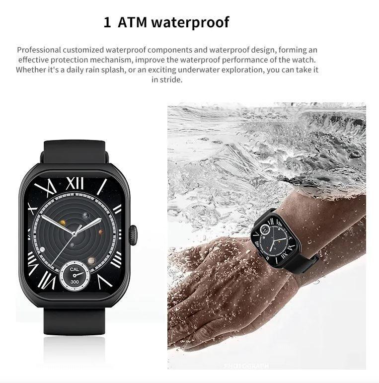Reloj inteligente smartwatch Bluetooh Black y Pink Top Ventas Nuevo-3