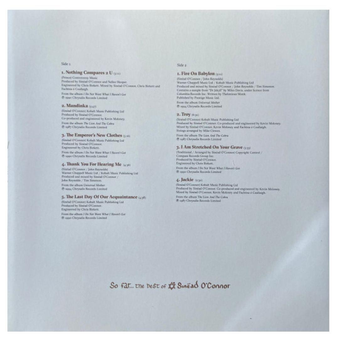 SINEAD OCONNOR - SO FAR THE BEST OF (CLEAR VINYL) (2LP)-6