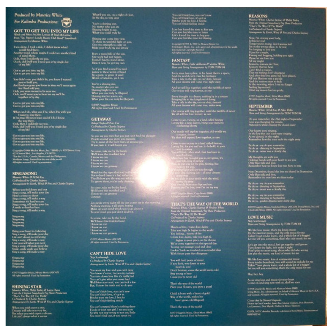 EARTH WIND & FIRE - BEST OF 1 (VINILO)-5
