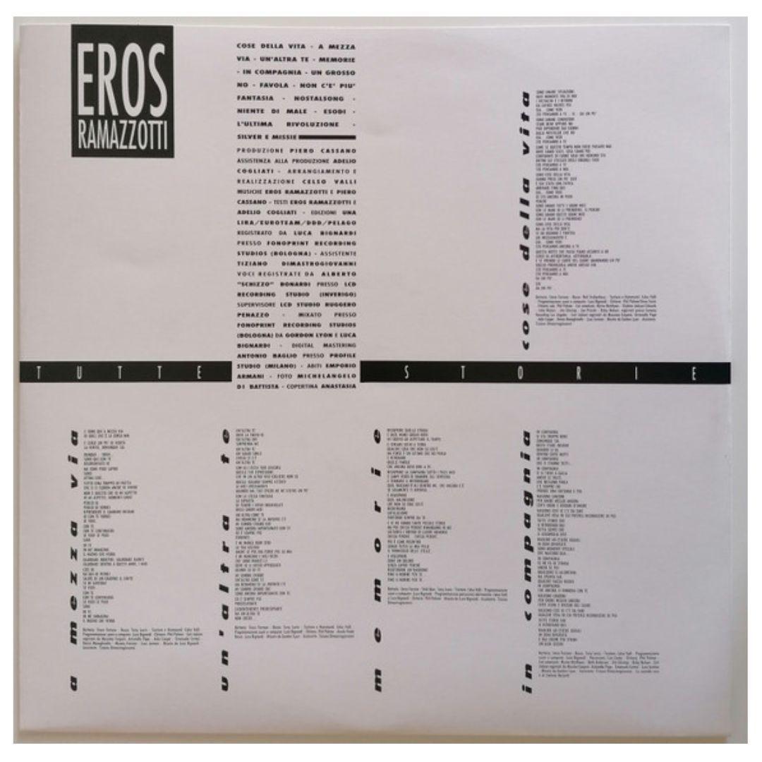 EROS RAMAZZOTTI - TUTTE STORIE (VINILO)-3