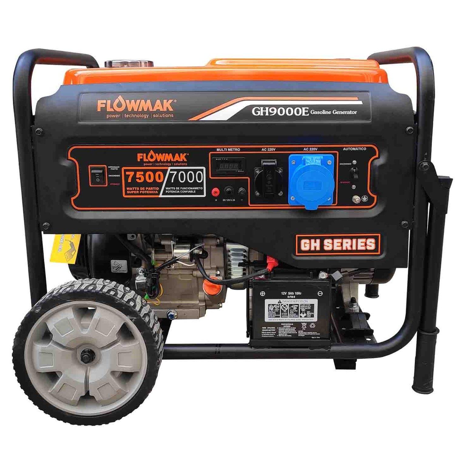 Generador Eléctrico A Gasolina 7500w (7,5kw)  Gh9000e 220v-2