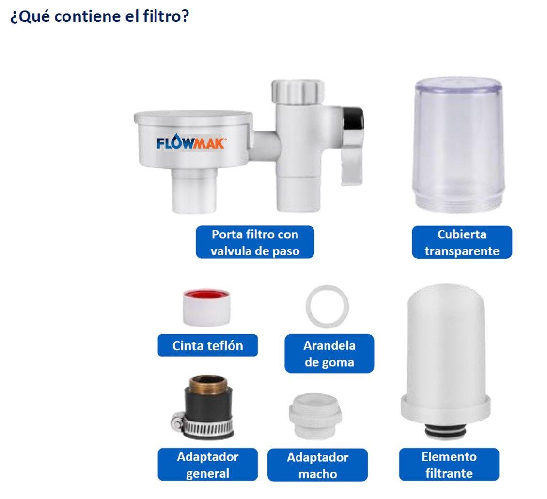 Filtro de Agua Para Grifo Llave Cocina Flowmak-5
