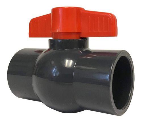 Válvula de Bola Pvc 3" 90 mm Compacta Cementar  Flowmak-0
