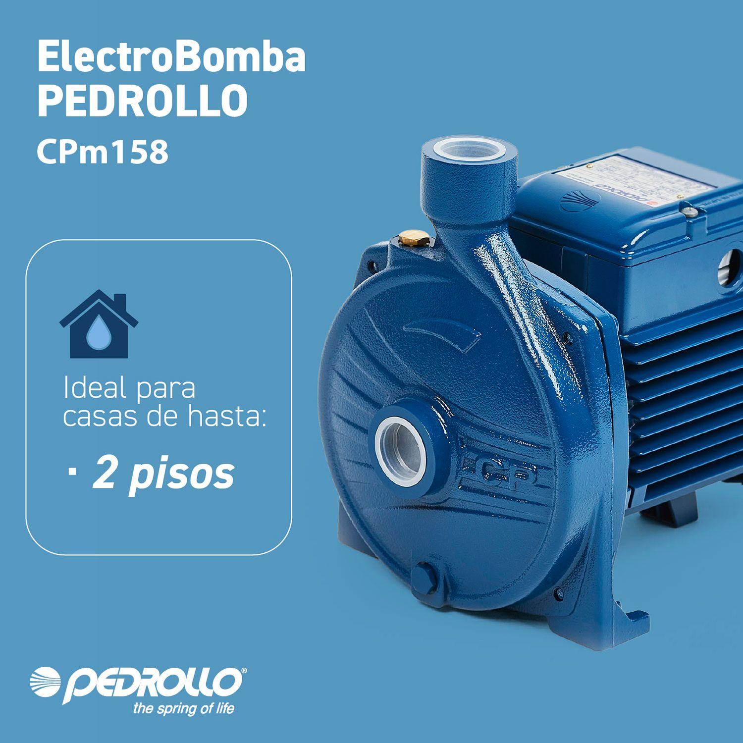 Bomba Centrifuga Cpm 158 1hp 220v Pedrollo-3