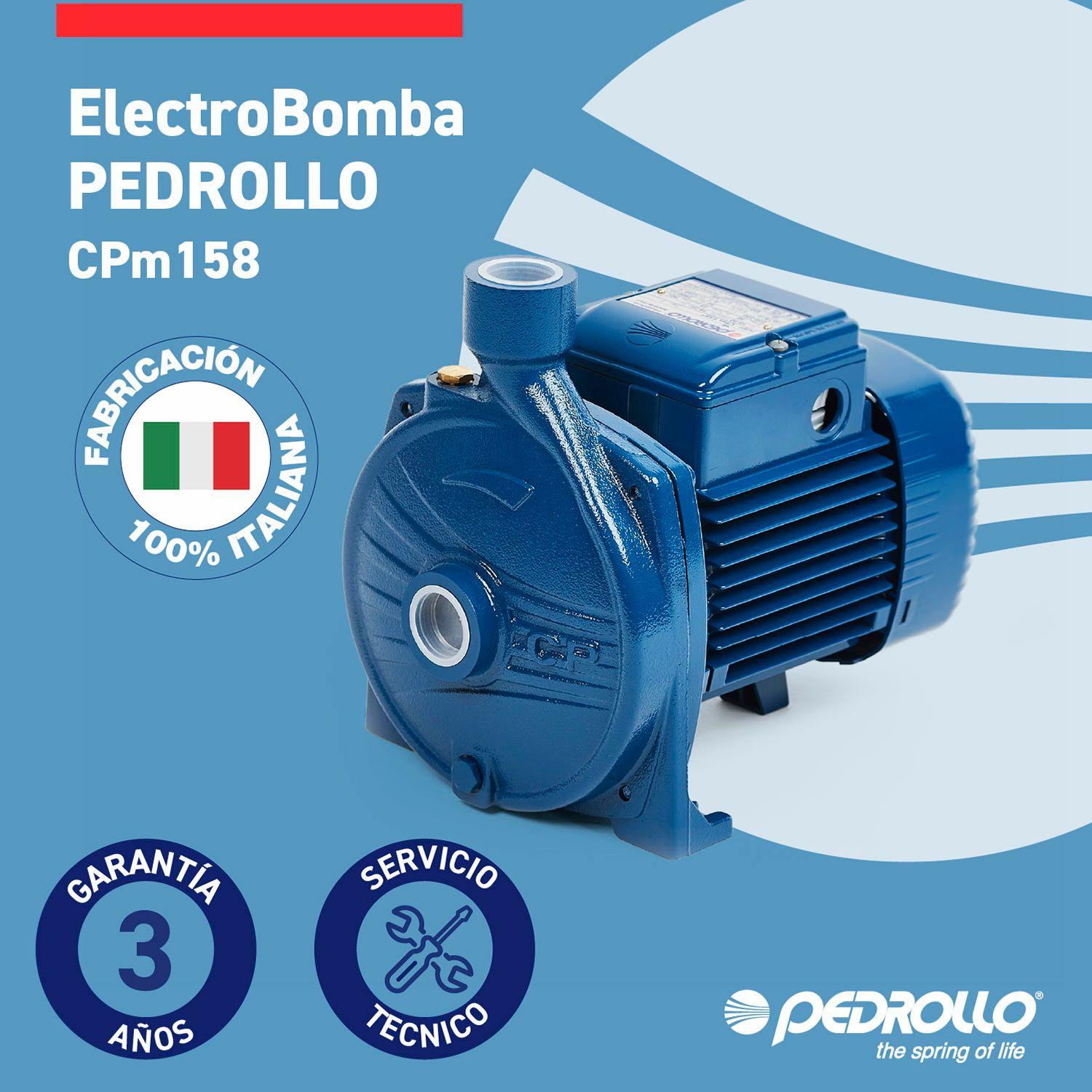 Bomba Centrifuga Cpm 158 1hp 220v Pedrollo-4
