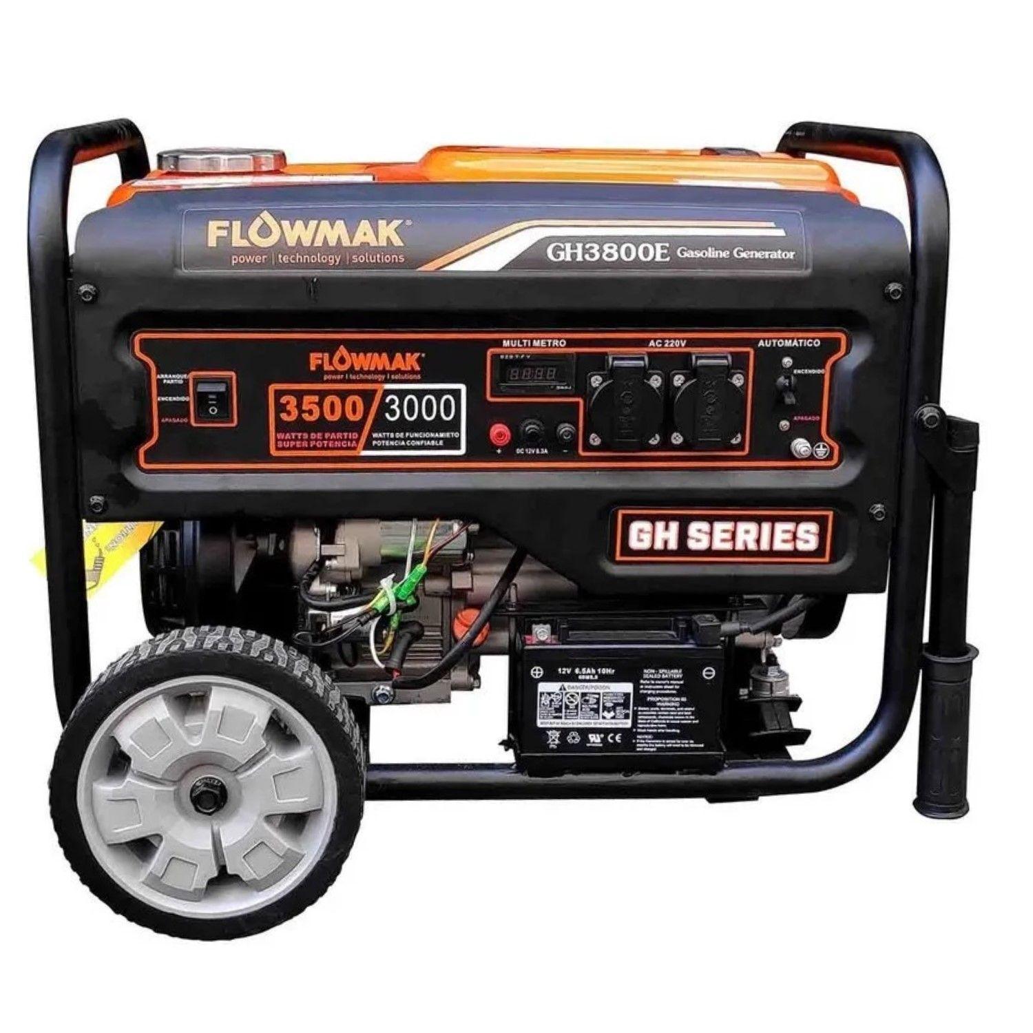 Generador Electrico 3300w A Gasolina Gh3800e 220v-0