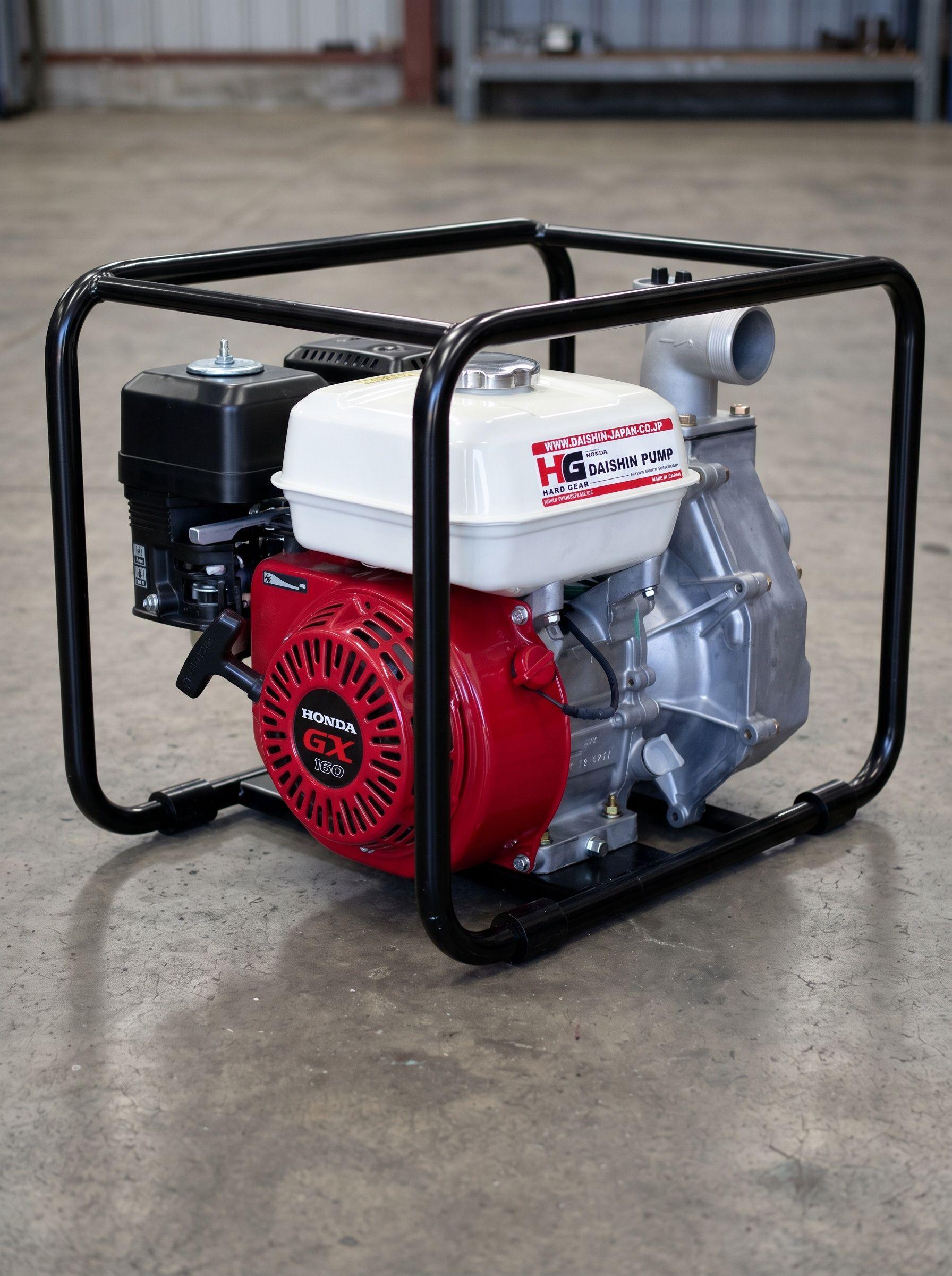 Motobomba Bencinera SCH5050HX 2" 5,5 Hp Alta Presión Honda Daishin-2