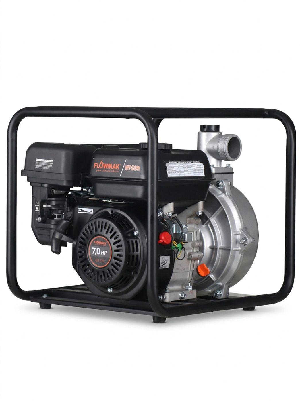 Motobomba Bencinera WP50H  2" 7Hp Alta Presion Flowmak-0
