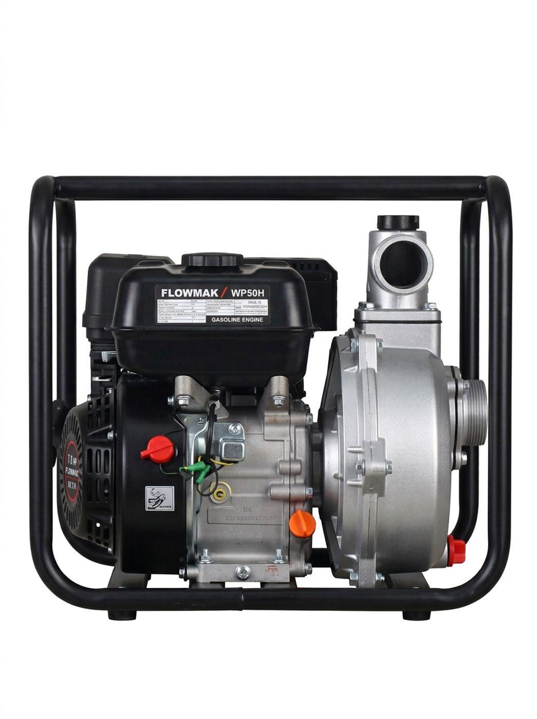 Motobomba Bencinera WP50H  2" 7Hp Alta Presion Flowmak-1