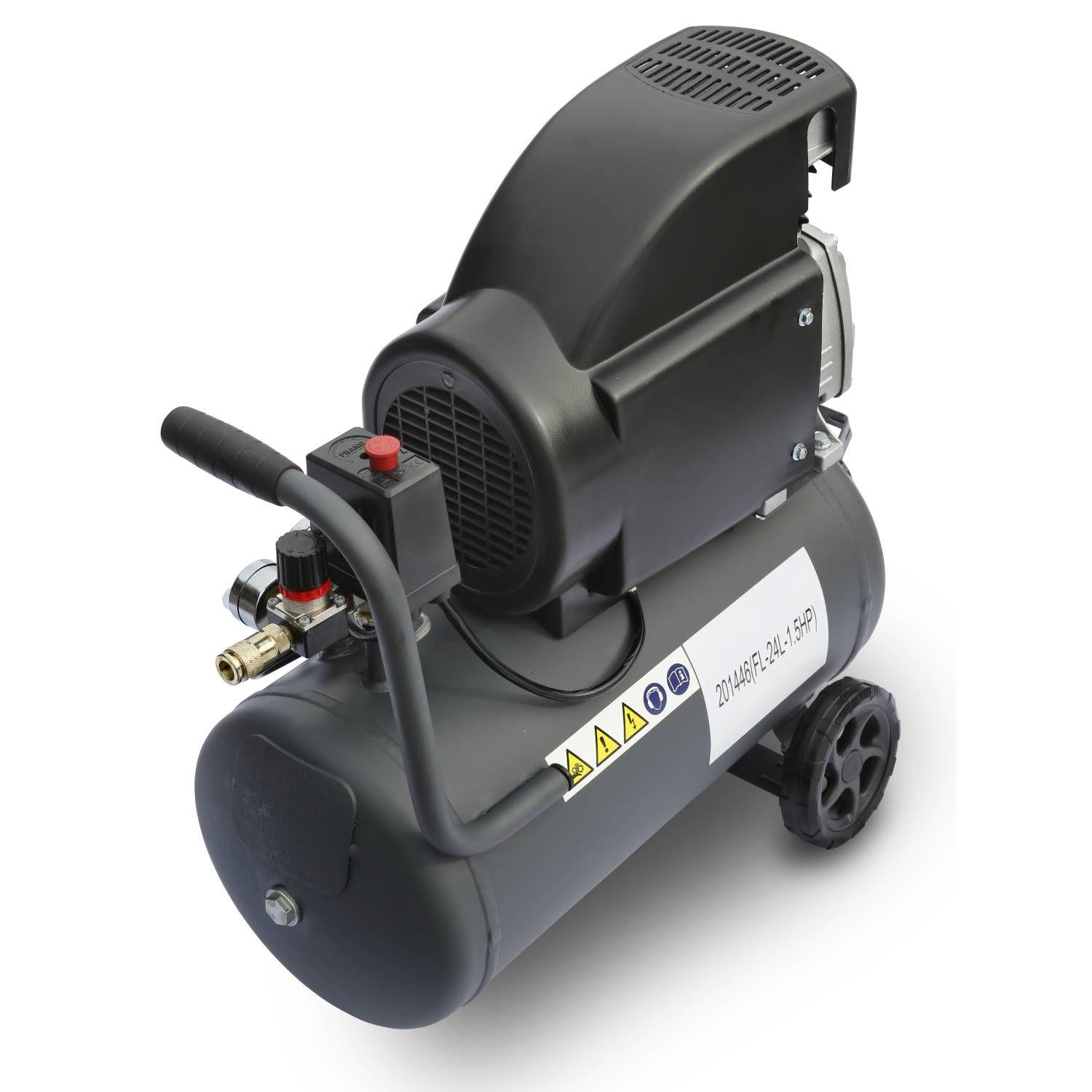Compresor de Aire 24 Litros 1,5HP 8 Bar 220v Flowmak-2