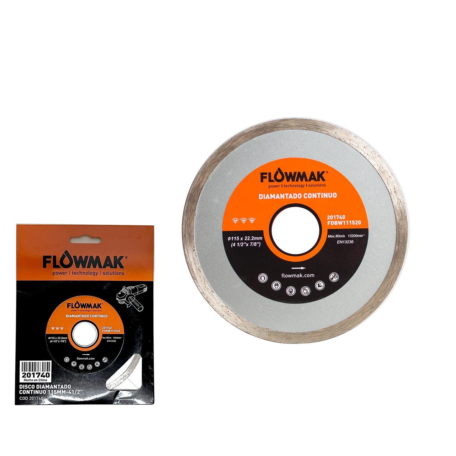 Disco diamantado 4.5" continuo Flowmak-0