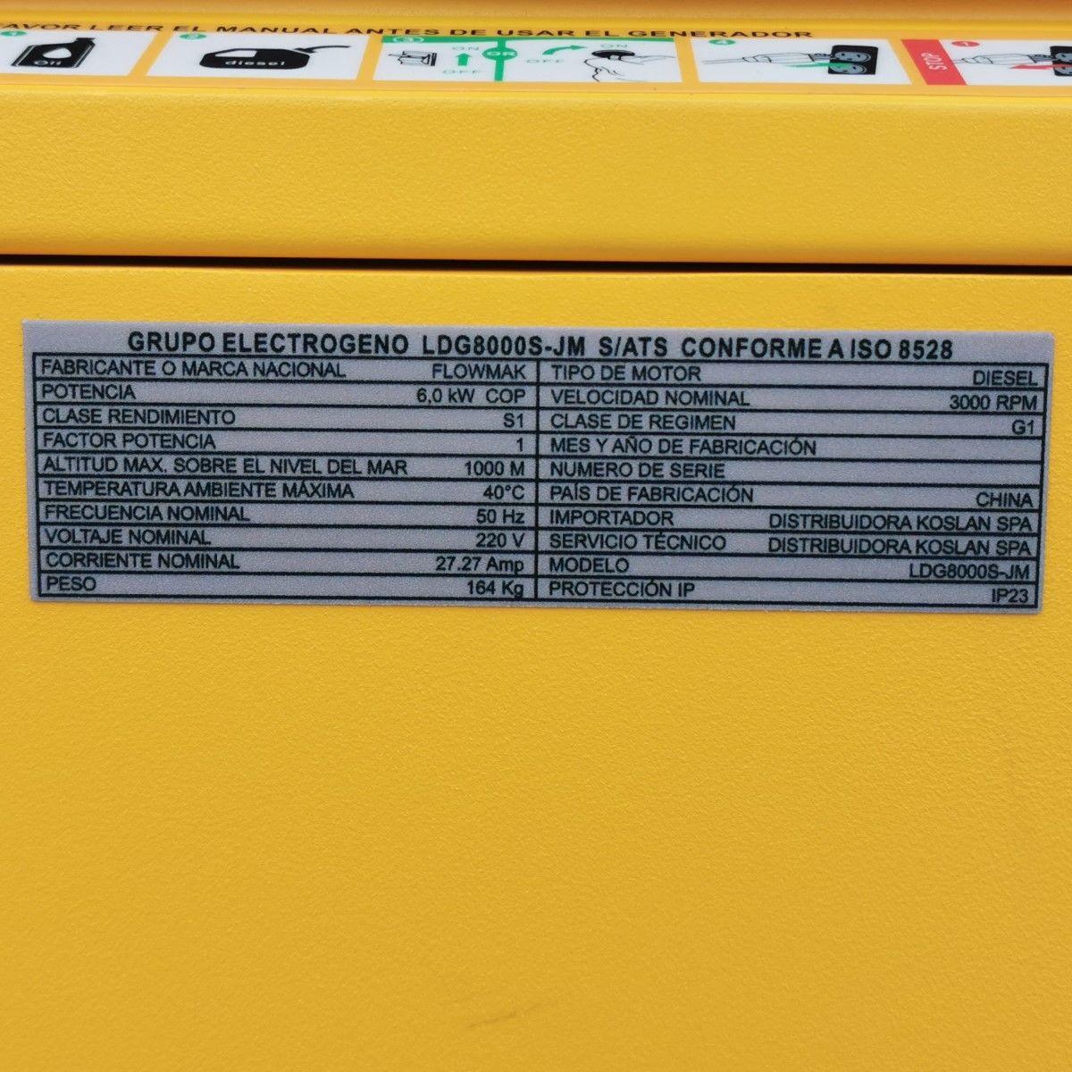 Generador Diesel Flowmak Ldg12s 220v 10kw Insonoro-2