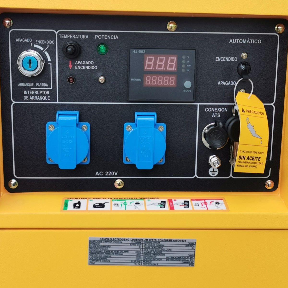 Generador Diesel Flowmak Ldg12s 220v 10kw Insonoro-3
