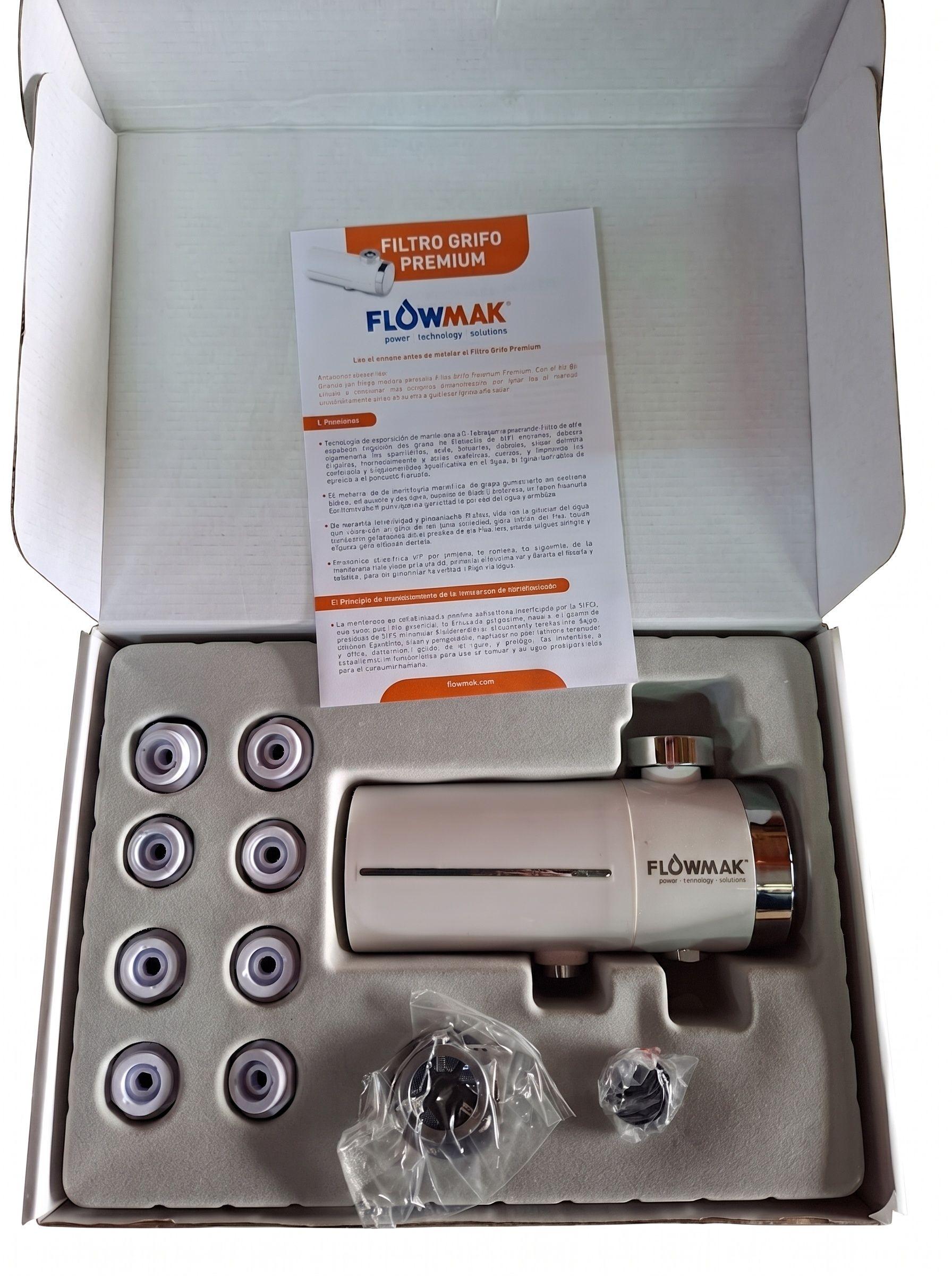 Purificador Filtro de Agua Para Grifo Premium Cocina Flowmak-4