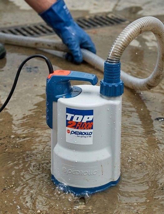 Bomba Sumergible de Drenaje Agua Sucia Top2-floor 0,5HP 220V Pedrollo-3