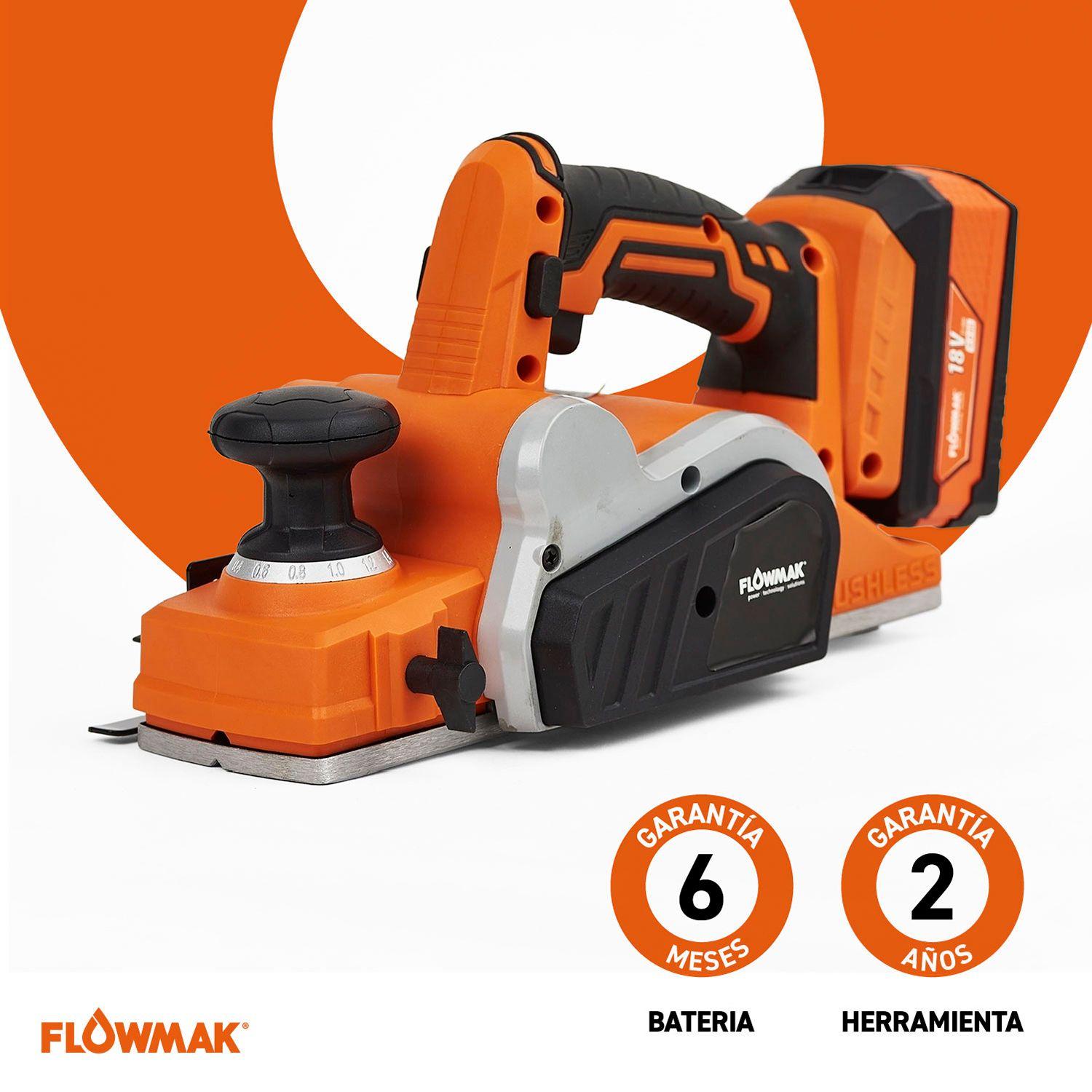 Cepilladora Inalámbrica Con Bateria Flowmak-2