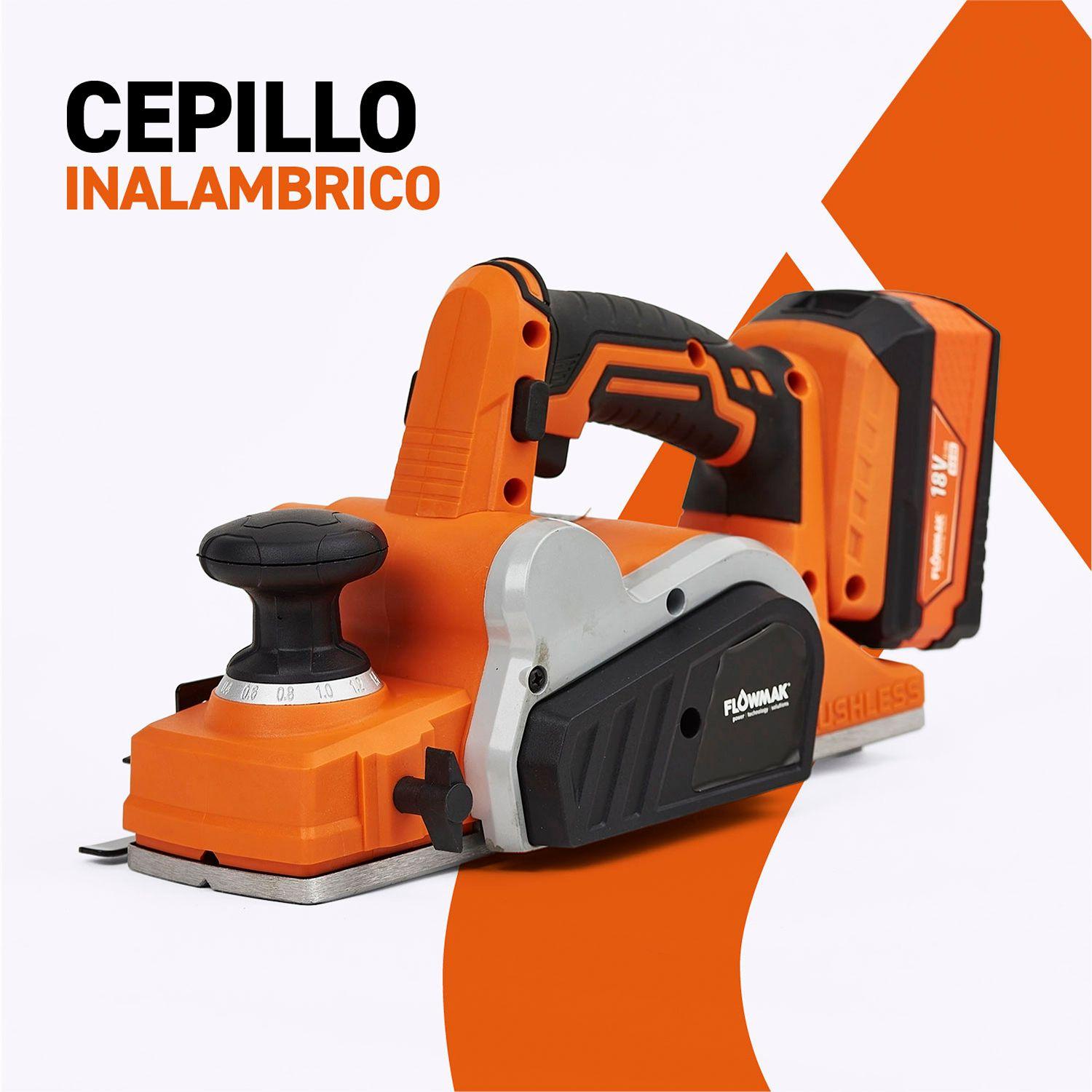 Cepilladora Inalámbrica Con Bateria Flowmak-3