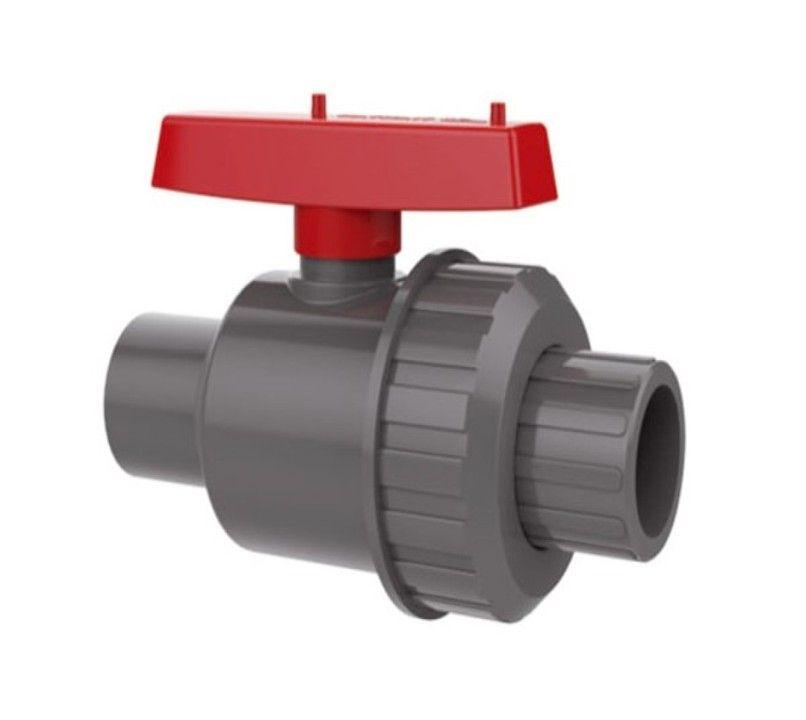 Válvula de Bola Pvc 1" 32 mm Una Amer Cementar  Flowmak-0