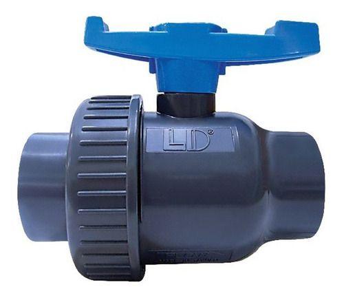 Válvula De Bola Pvc 1 1/4 , 40mm. Marca Ld-0