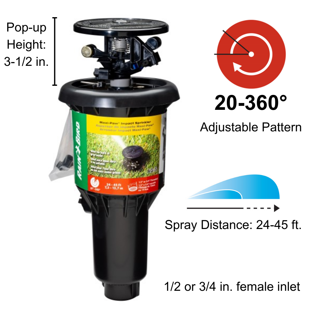 Aspersor AG5 Maxi Paw Rain Bird-2