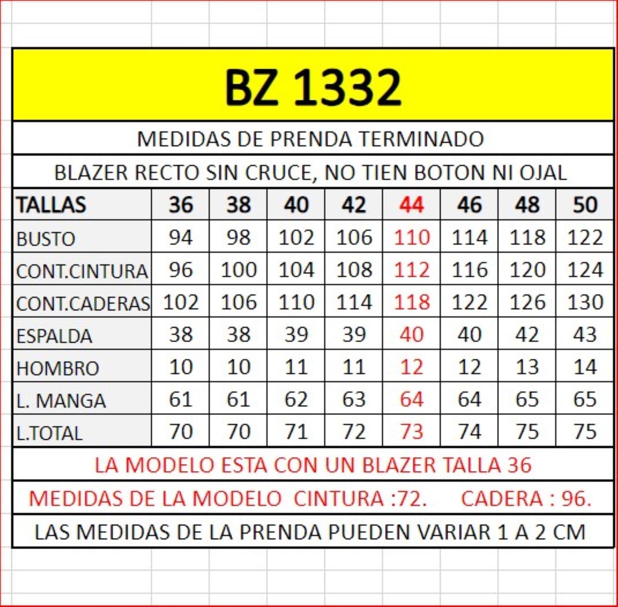 BLAZER RECTO ESTAMPADO -4