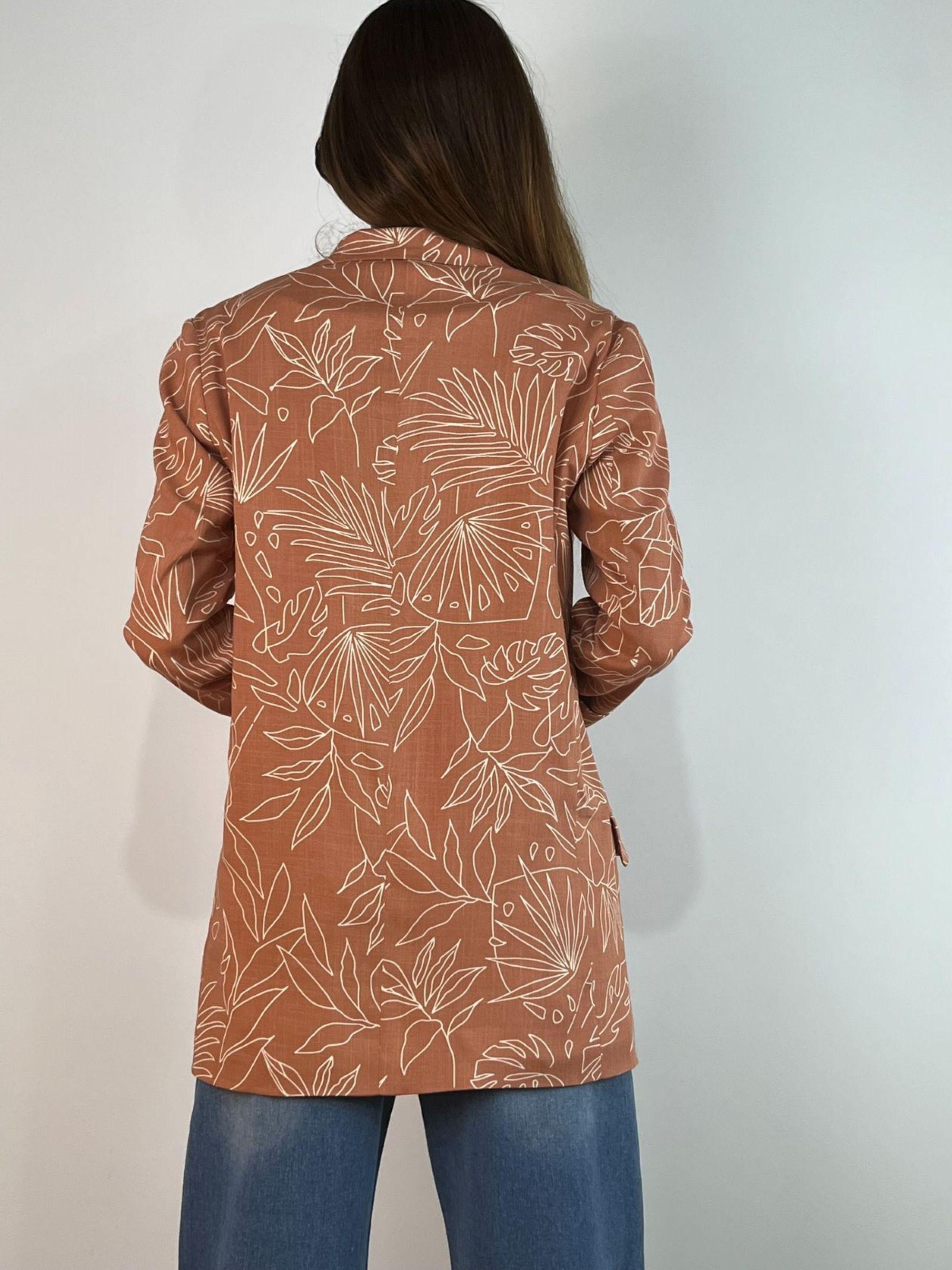 BLAZER RECTO ESTAMPADO -2