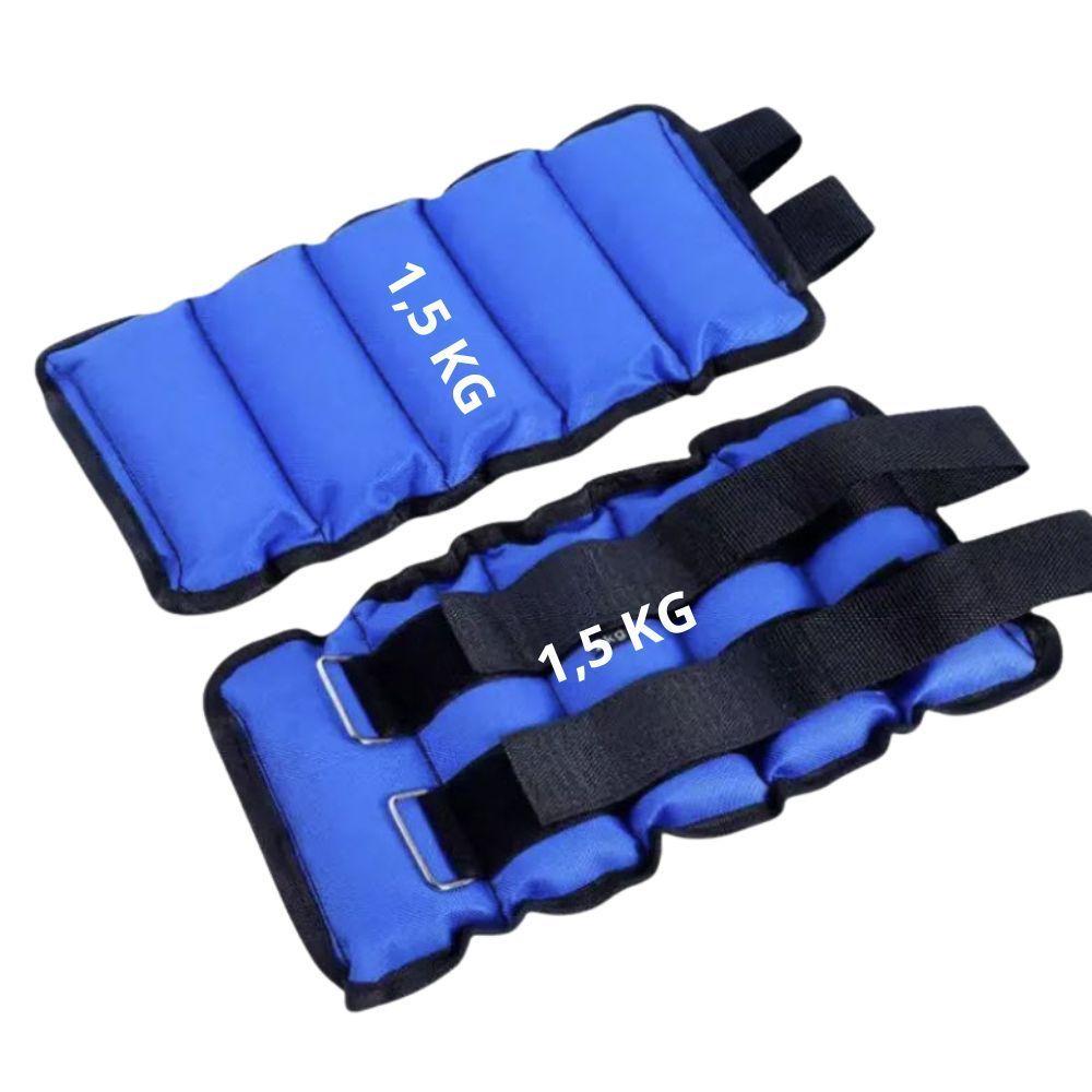 Pesas de Tobillo o Muñequera Set 2 de 1,5 Kilos (Total 3 kilos)-2