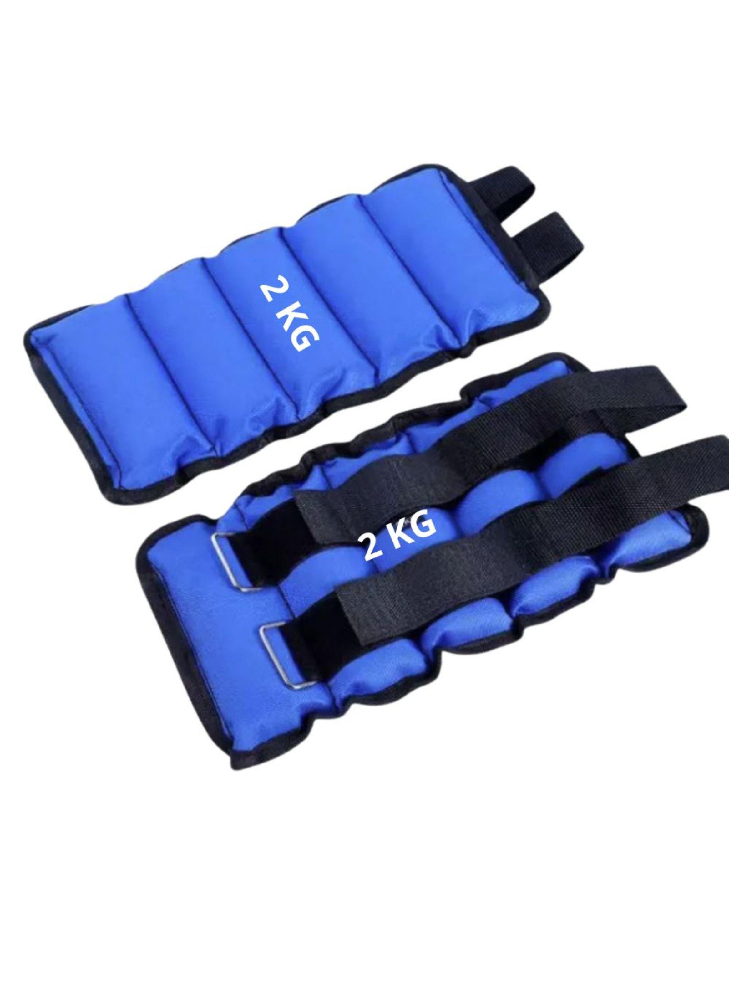 Pesas de Tobillo o Muñequera par de 2 Kilos (Total 4 kilos)-0