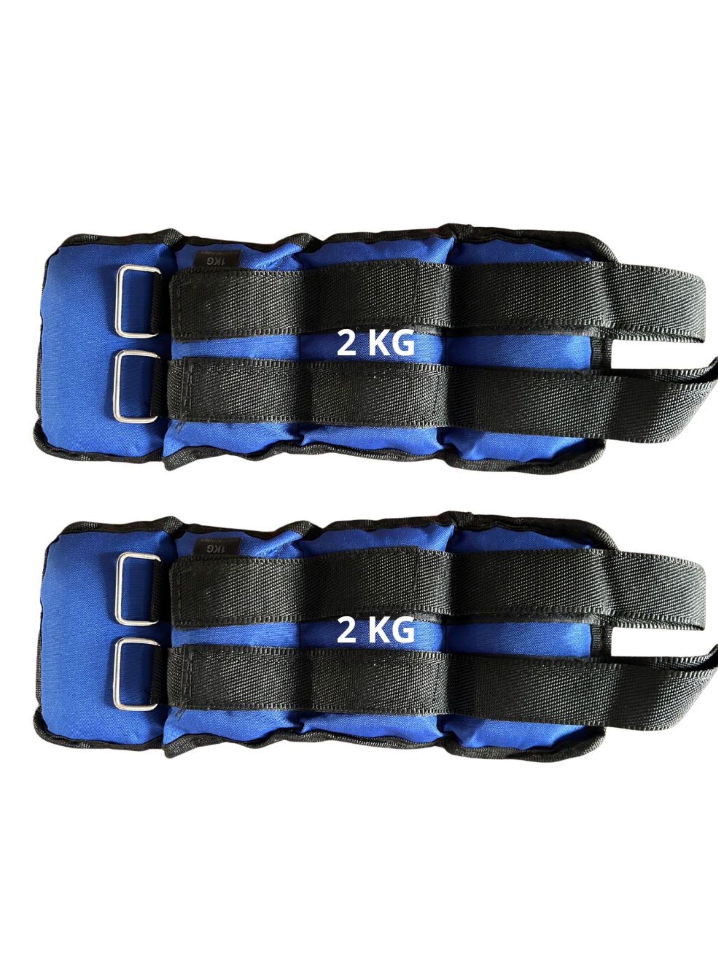 Pesas de Tobillo o Muñequera par de 2 Kilos (Total 4 kilos)-2