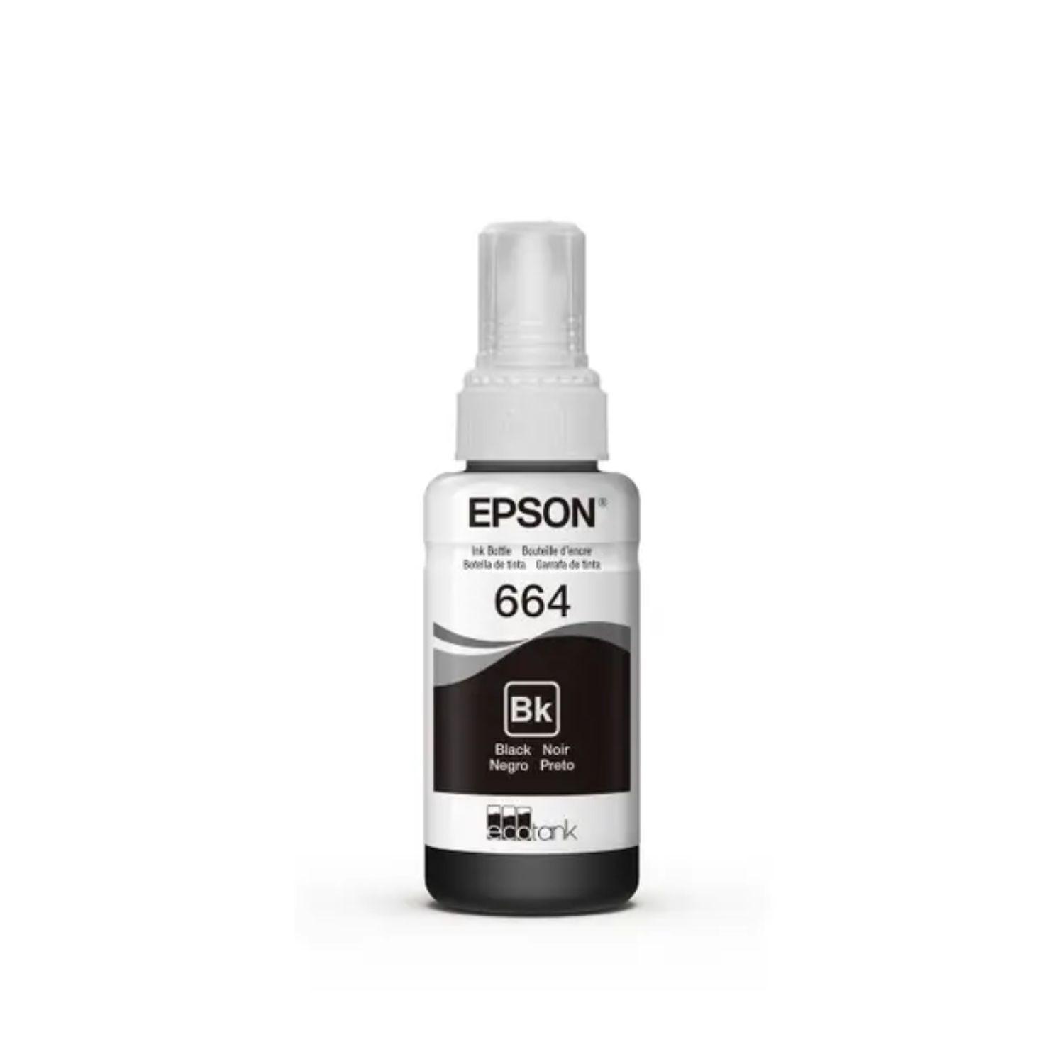 Botella de Tinta EPSON T664 Negro T664120-2