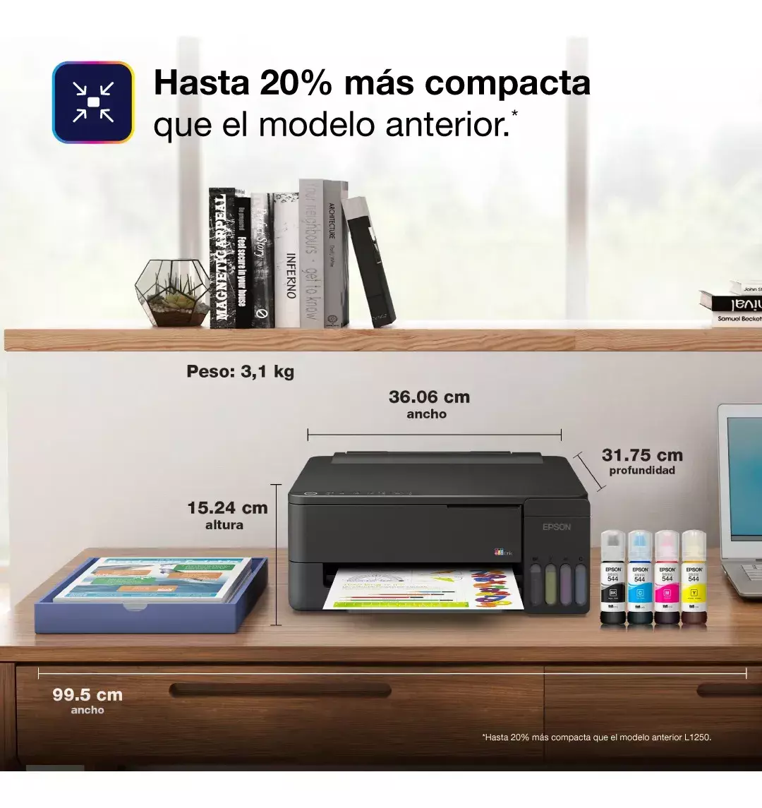 Impresora Multifuncional EcoTank Epson L3310-2