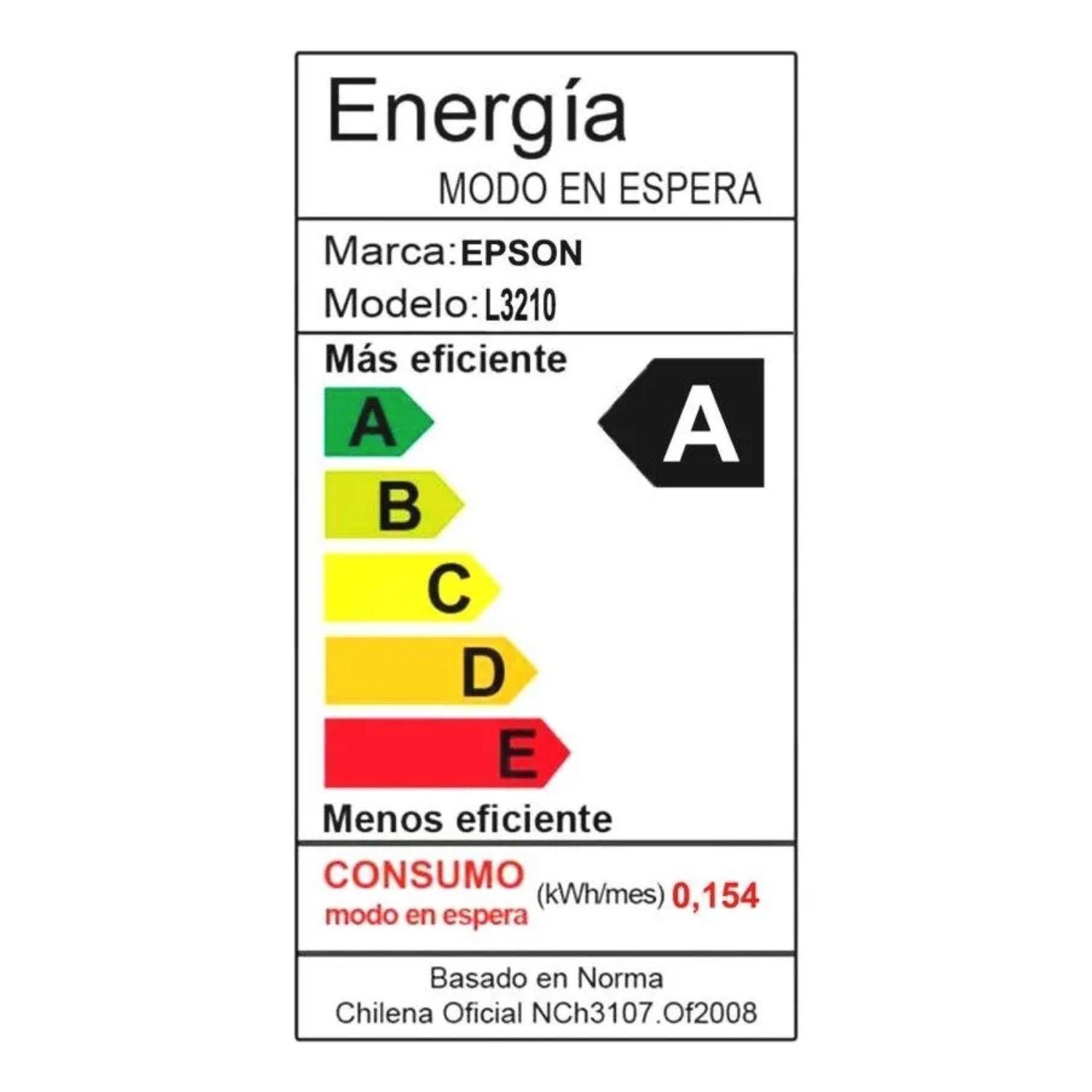 Impresora Epson L3210 EcoTank Multifuncional Escaner Copiado Sistema Tinta Continua-5