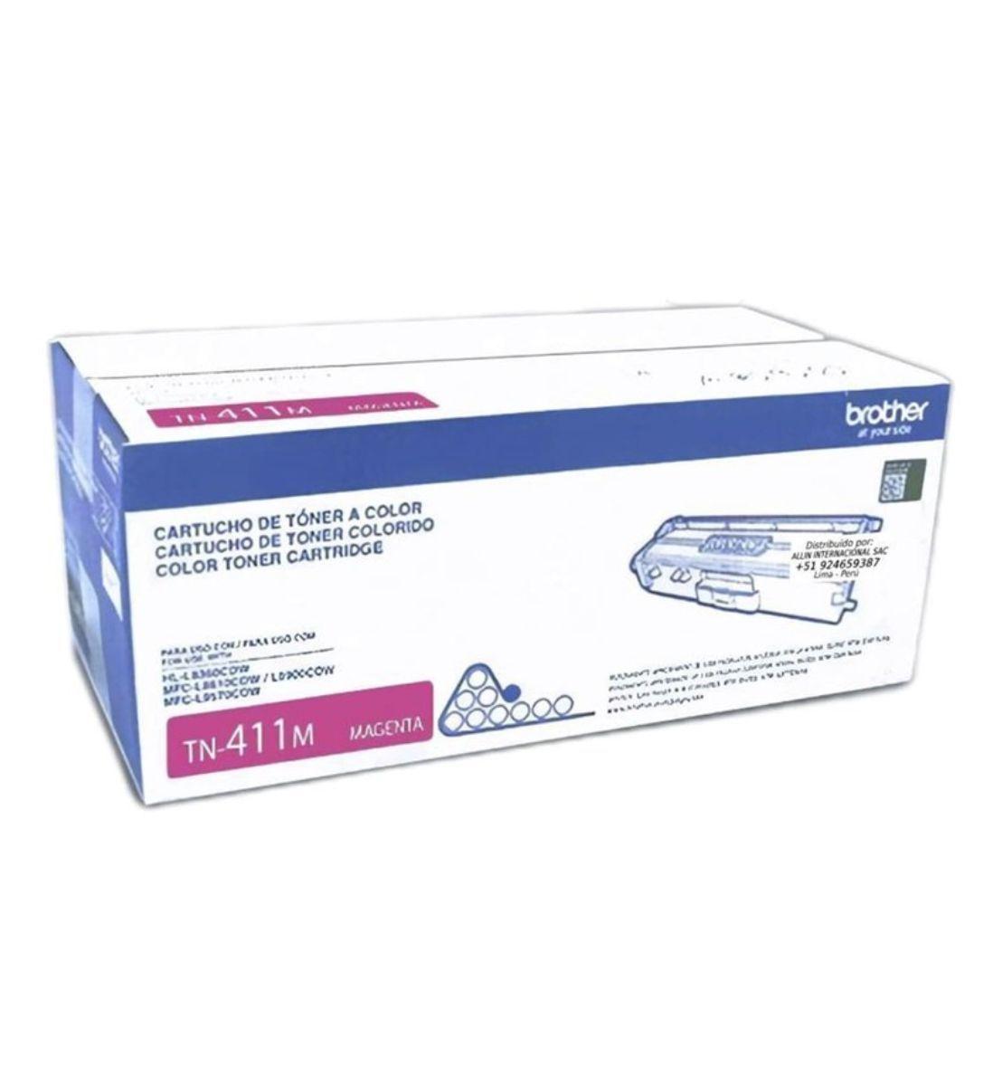 Pack Tóner Brother TN-411 4 Colores TN411-2