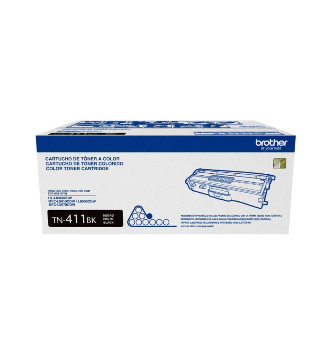 Pack Tóner Brother TN-411 4 Colores TN411-3