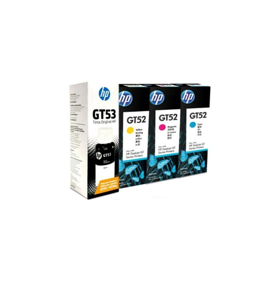 Pack de tintas HP GT53 negro + GT52 color originales-3