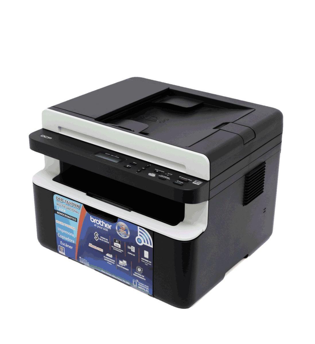 Impresora multifuncional laser dcp-1617nw brother-2