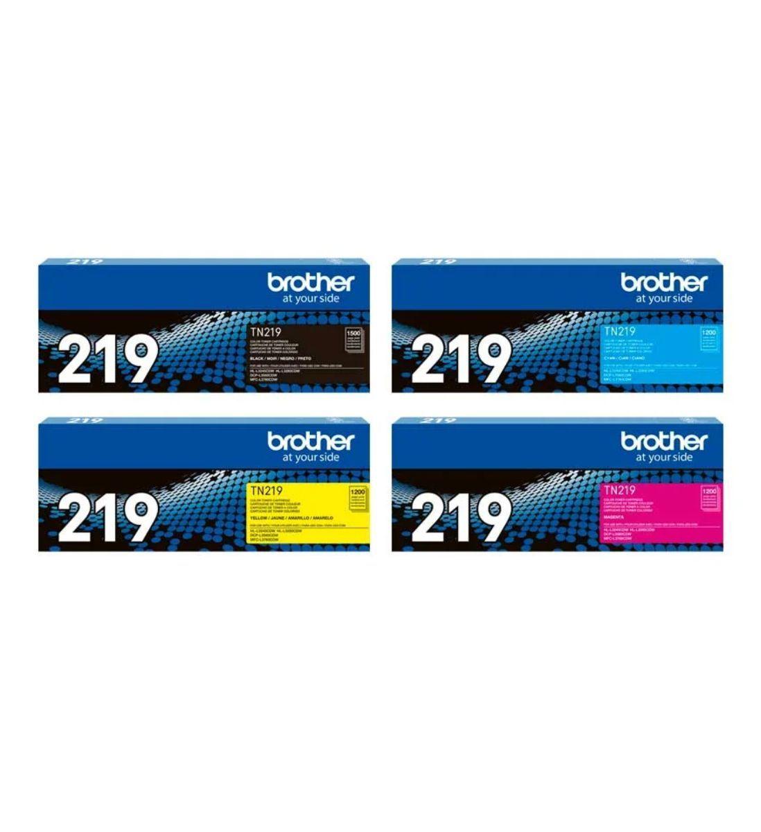 Pack Brother toner TN-219 4 colores TN219-0