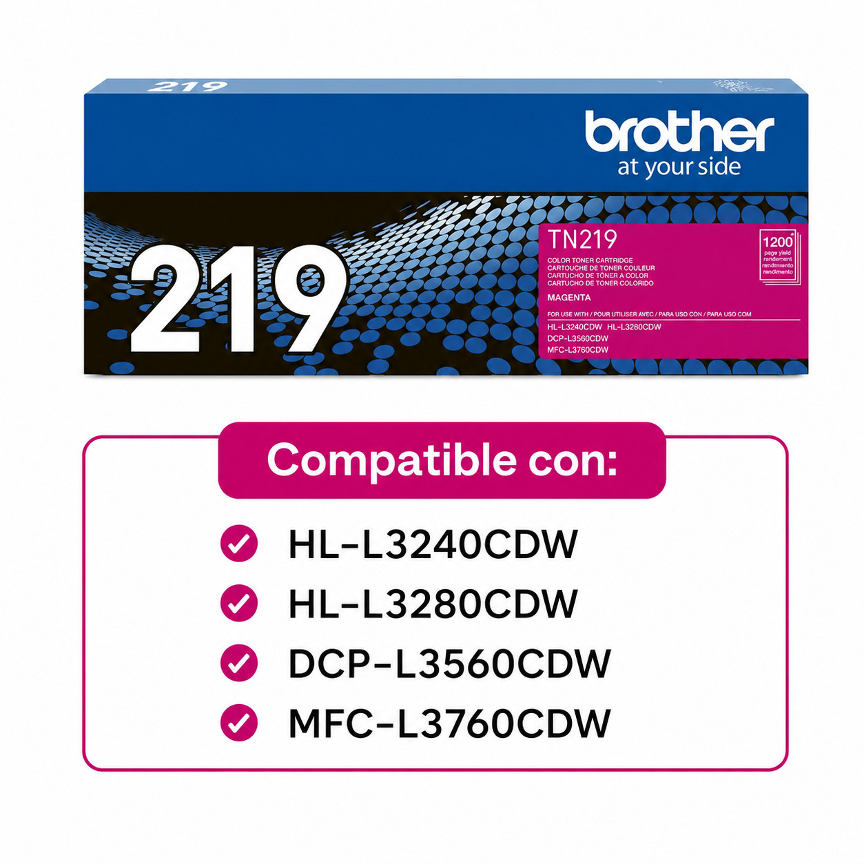 Brother toner TN-219 magenta TN219-4