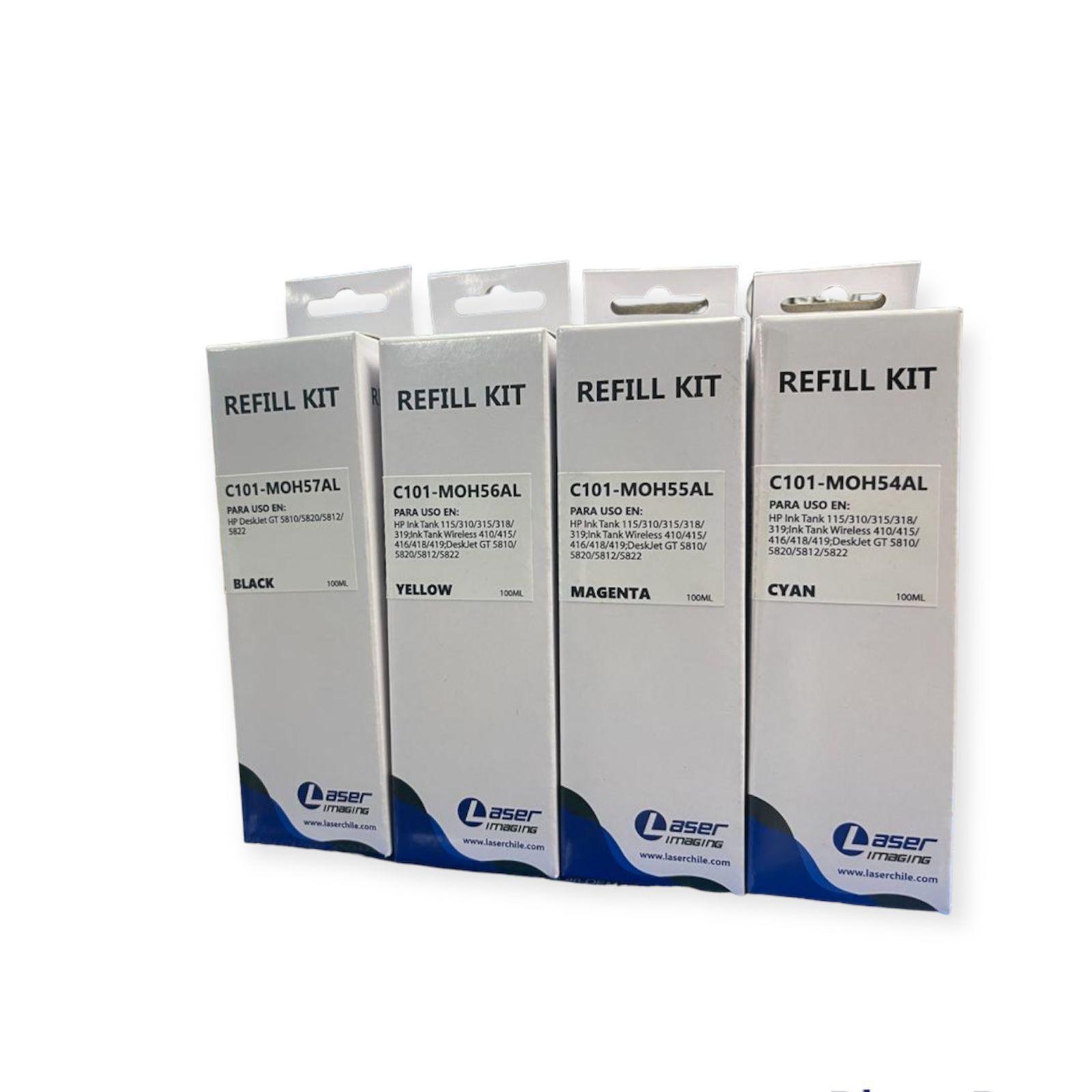 Pack Tintas compatible con GT52 GT51 CMYBK-1