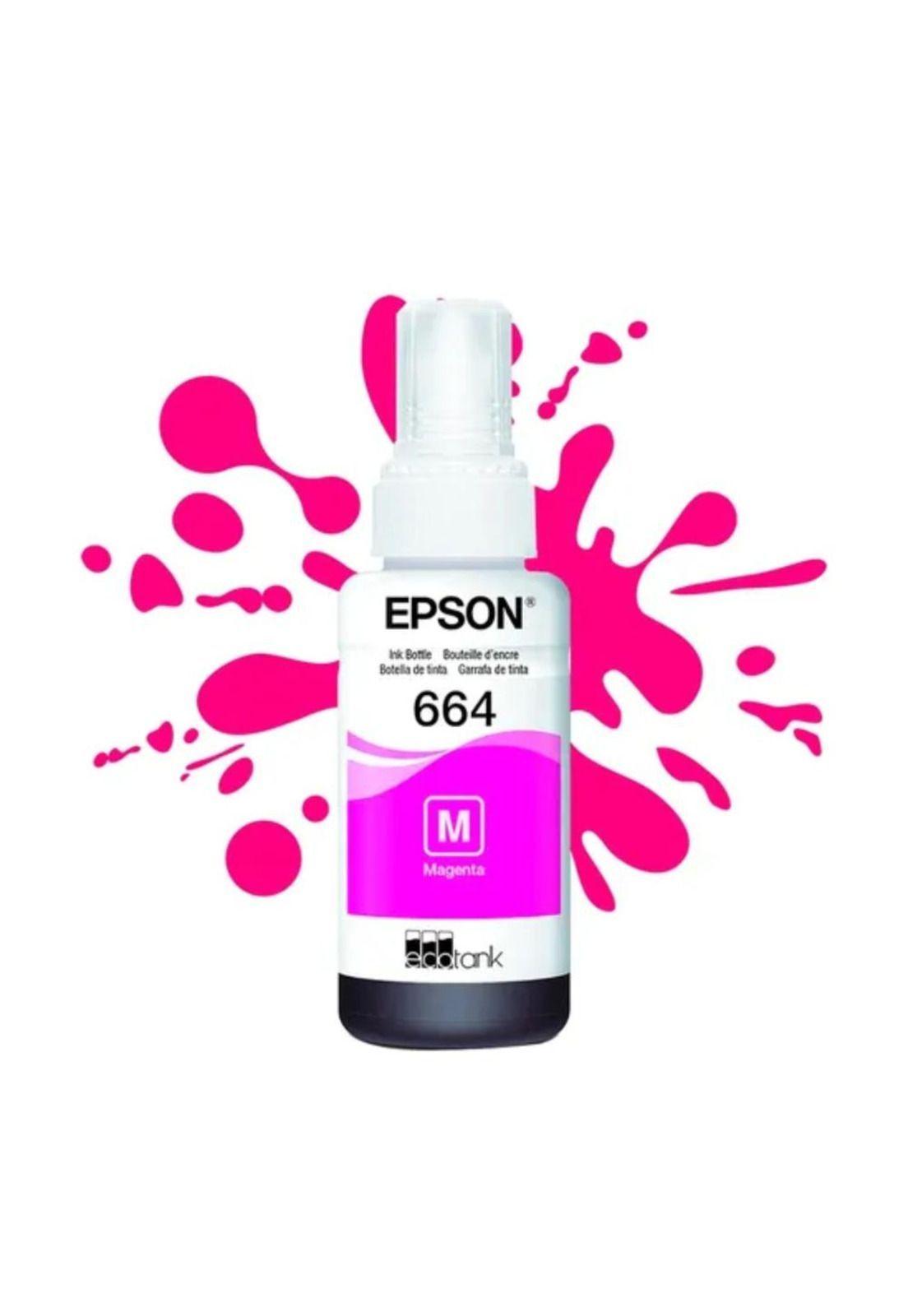 Botella de Tinta EPSON T664 color  Magenta-2