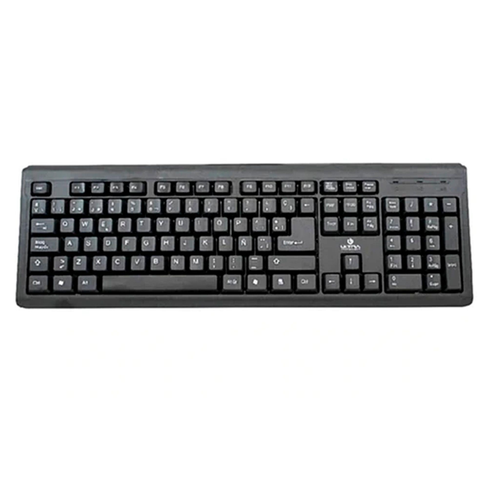 Teclado Usb Multiuso para PC y Notebooks Ultra K100U ULTRA-0