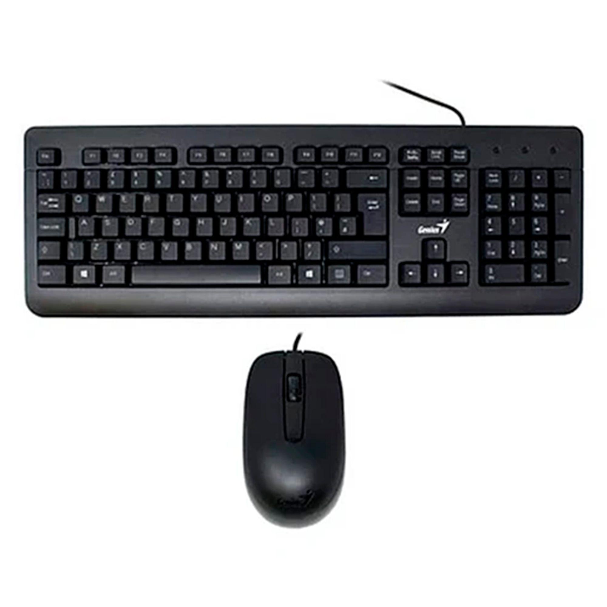 Kit Teclado y Mouse Genius KM-160 alámbrico-1