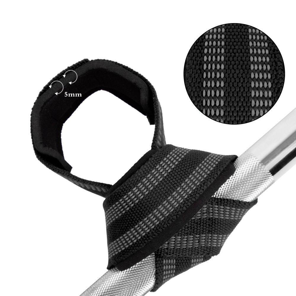 Par Straps deportivo levantamiento pesas en 8 Dory Infinito Negro-2
