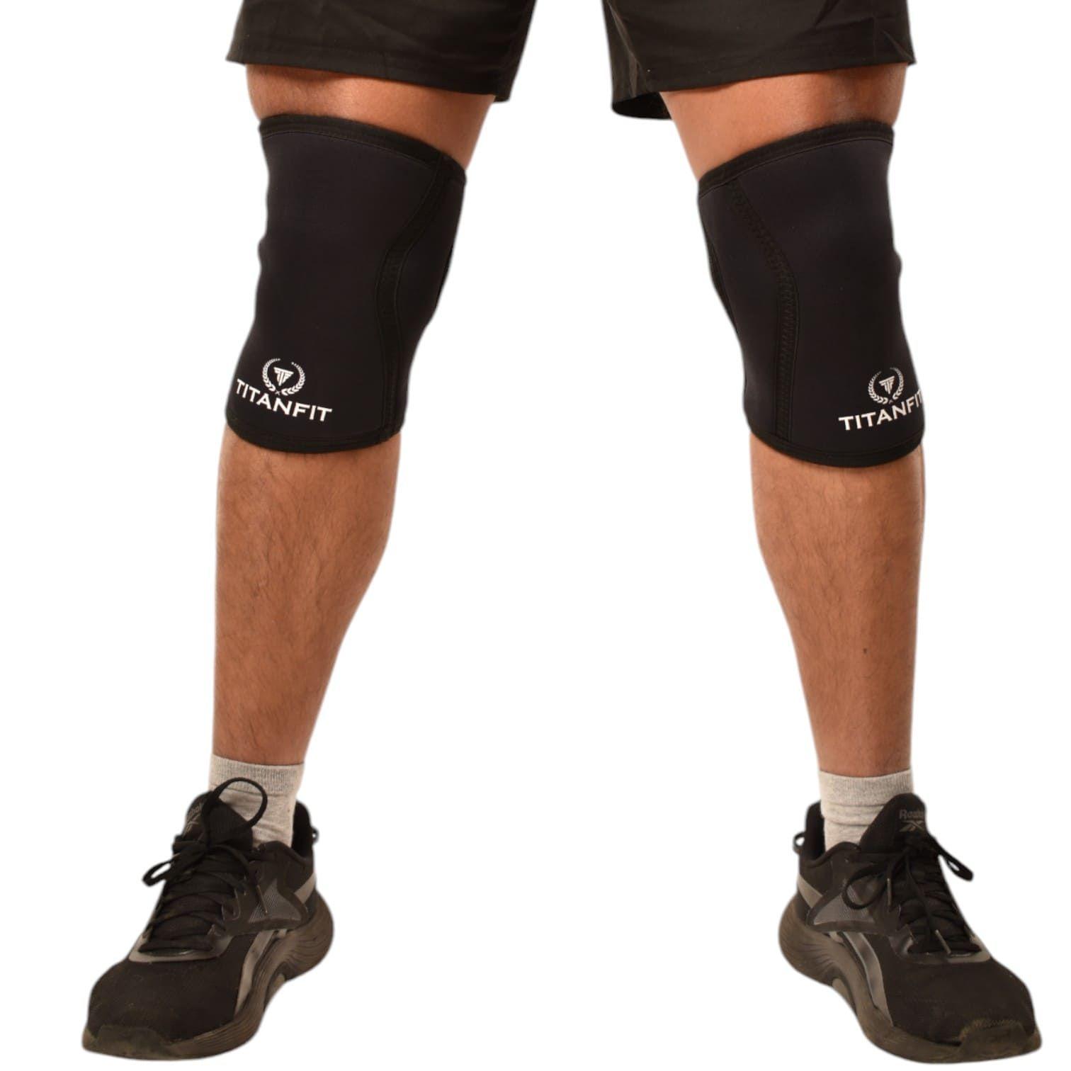 Rodillera Deportiva Neopreno 7 mm – Compresión y Soporte – Cnemis Negro-0