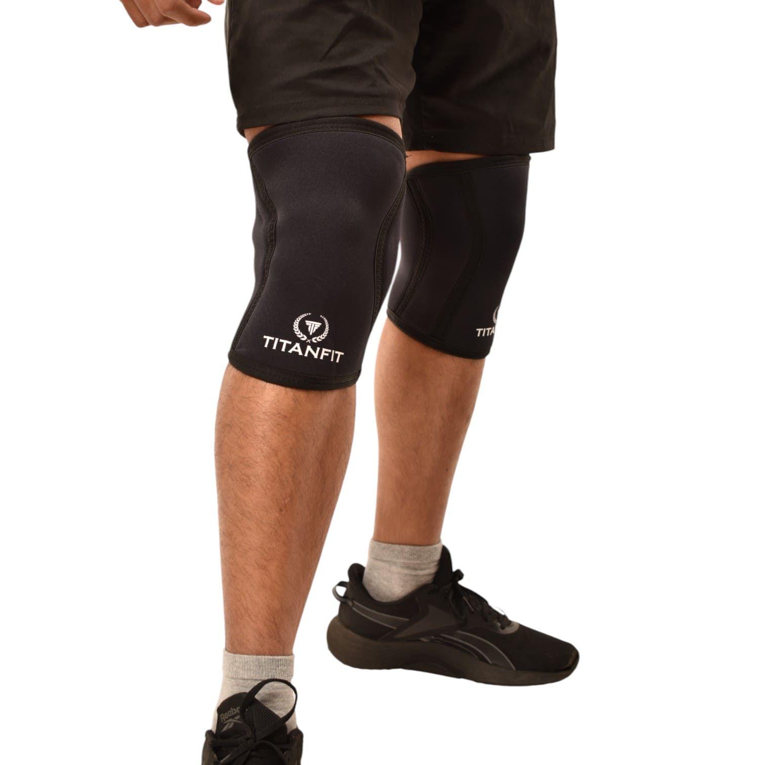 Rodillera Deportiva Neopreno 7 mm – Compresión y Soporte – Cnemis Negro-2