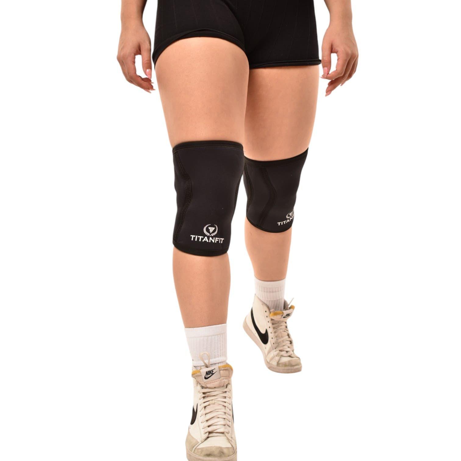Rodillera Deportiva Neopreno 7 mm – Compresión y Soporte – Cnemis Negro-3
